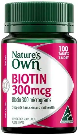 Discount Drug Stores Nature’s Own Biotin 300mcg 100 Tablets offer