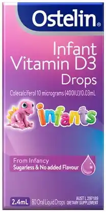 Discount Drug Stores Ostelin Infant Vitamin D3 Drops offer