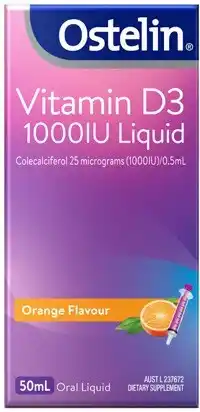 Discount Drug Stores Ostelin Vitamin D3 1000IU Oral Liquid offer