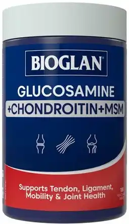 Discount Drug Stores Bioglan Glucosamine + Chondroitin + MSM 180 Tablets offer