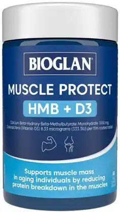 Discount Drug Stores Bioglan Muscle Protect HMB + D3 60 Tablets offer