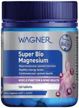 Discount Drug Stores Wagner Super Bio Magnesium 100 Tablets offer