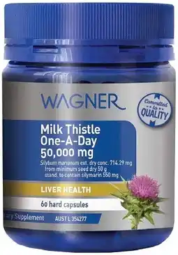 Discount Drug Stores Wagner Milk Thistle One-A-Day 50,000mg 60 Capsule offer