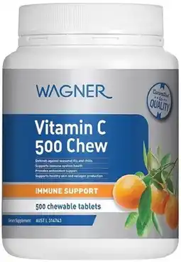 Discount Drug Stores Wagner Vitamin C 500 Chewable 500 Tablets offer