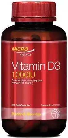 Discount Drug Stores Microgenics Vitamin D3 1000IU 200 Capsules offer