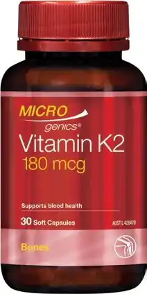 Discount Drug Stores Microgenics Vitamin K2 180mcg 30 Capsules offer