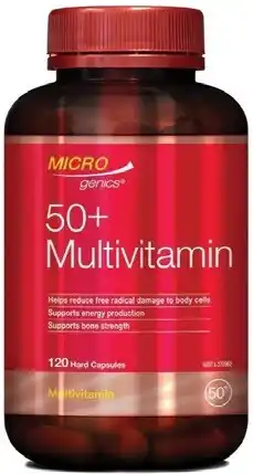 Discount Drug Stores Microgenics 50+ Multivitamin 120 Capsules offer