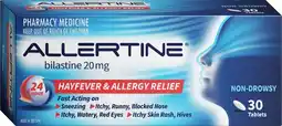 Discount Drug Stores Allertine 20mg 30 Tablets offer