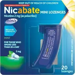 Discount Drug Stores Nicabate Mini Lozenges 20 Lozenges offer