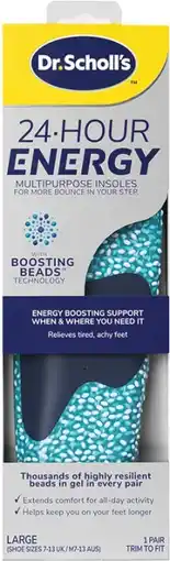 Discount Drug Stores Scholl 24 Hour Energy Insole Large offer