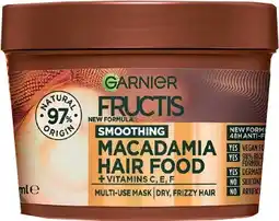 Discount Drug Stores Garnier Fructis Smoothing Macadamia Hair Food Mask offer