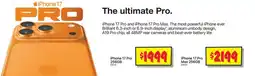JB Hi-Fi iPhone 17 Pro Max offer