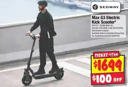JB Hi-Fi Max G3 Electric Kick Scooter offer