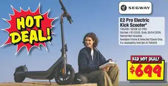 JB Hi-Fi E2 Pro Electric Kick Scooter offer