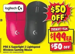 JB Hi-Fi PRO X Superlight 2 Lightspeed Wireless Gaming Mouse offer