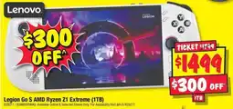 JB Hi-Fi Legion Go S AMD Ryzen Z1 Extreme (1TB) offer