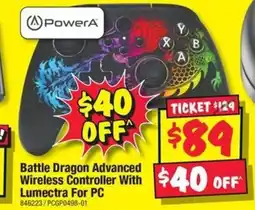JB Hi-Fi Battle Dragon Advanced Wireless Controller With offer