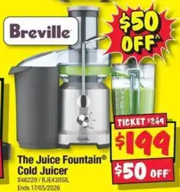 JB Hi-Fi The Juice FountainⓇ Cold Juicer offer