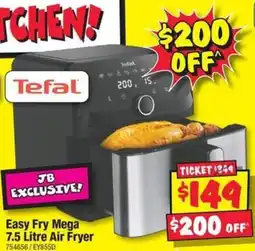 JB Hi-Fi Easy Fry Mega 7.5 Litre Air Fryer offer