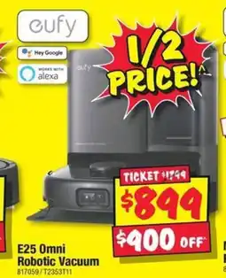 JB Hi-Fi E25 Omni Robotic Vacuum offer