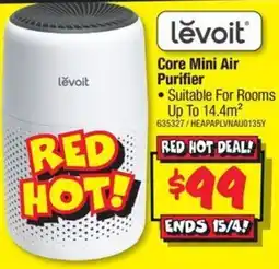 JB Hi-Fi Core Mini Air Purifier offer