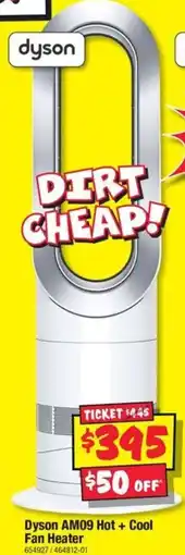 JB Hi-Fi Dyson AM09 Hot + Cool Fan Heater offer