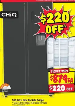 JB Hi-Fi 559 Litre Side By Side Fridge offer