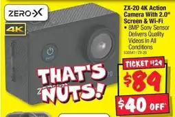 JB Hi-Fi ZX-20 4K Action Camera With 2.0" Screen & Wi-Fi offer