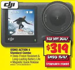 JB Hi-Fi OSMO ACTION 4 Standard Combo offer