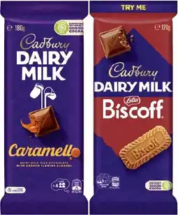 IGA Cadbury Chocolate Block 150-190g or Old Gold 165-180g Selected Varieties offer
