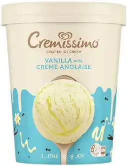 IGA Streets Cremissimo Ice Cream Selected Varieties offer