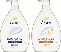 IGA Dove Body Wash Selected Varieties offer