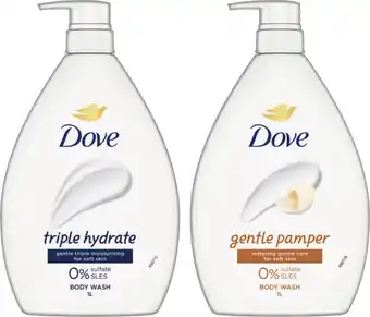 IGA Dove Body Wash Selected Varieties offer