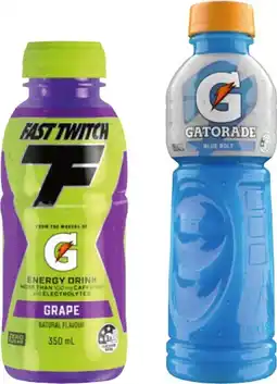 IGA Gatorade 600mL or Fast Twitch 350mL Selected Varieties offer