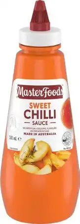 IGA MasterFoods Sweet Chilli Squeezy Sauce offer