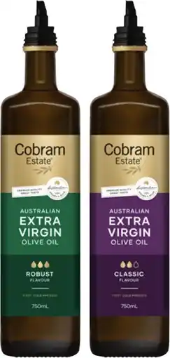 IGA Cobram Estate Extra Virgin Olive Oil Selected Varieties offer