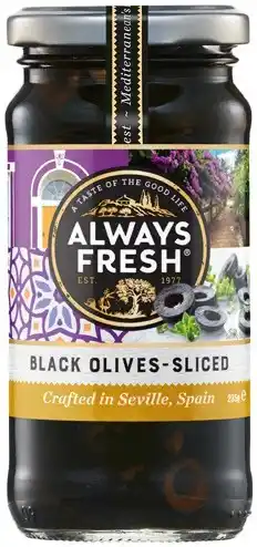 IGA Always Fresh Sliced Black Olives offer