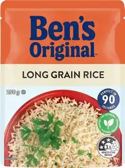 IGA Ben’s Original Plain Rice Selected Varieties offer