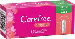 IGA Carefree Original Super Tampons offer