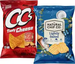 IGA The Natural Chip Co. Chips, CC’s Corn Chips or Samboy 175g Selected Varieties offer