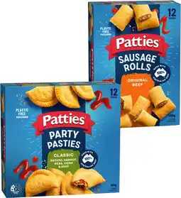 IGA Patties Party Pasties, Pies or Sausage Rolls 12 Pack offer