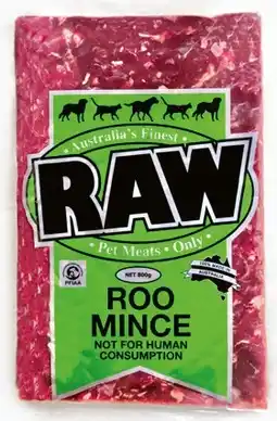 IGA Raw Pet Mince Selected Varieties (Refrigerated Pet Food) offer