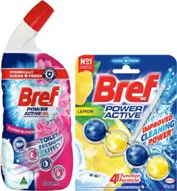IGA Bref Rim Block Toilet Cleaner 42‑50g or Gel 600‑700mL Selected Varieties offer