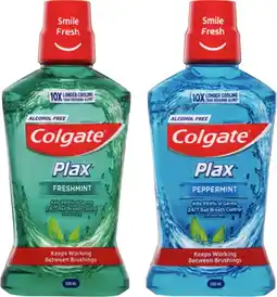 IGA Colgate Plax Mouthwash Selected Varieties offer