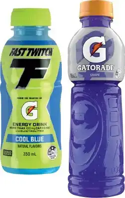 IGA Gatorade Fast Twitch 350mL or Gatorade 600mL Selected Varieties offer