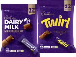 IGA Cadbury Share Pack 120-180g or Darrell Lea Chocolate Block 160-180g Selected Varieties offer