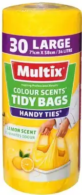 IGA Multix Colour Scents Handy Ties Tidy Bags Selected Varieties offer