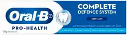 IGA Oral‑B Pro Health Complete Defence System Deep Clean Toothpaste offer