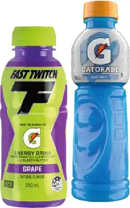 IGA Gatorade, Gatorade G-Active 600mL or Fast Twitch 350mL Selected Varieties offer