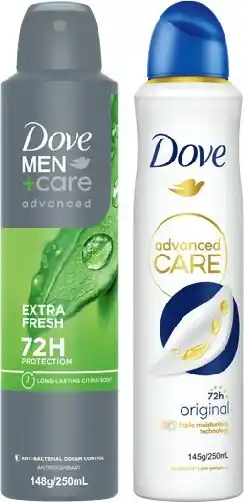 IGA Dove Advanced Care Antiperspirant Deodorant Selected Varieties offer